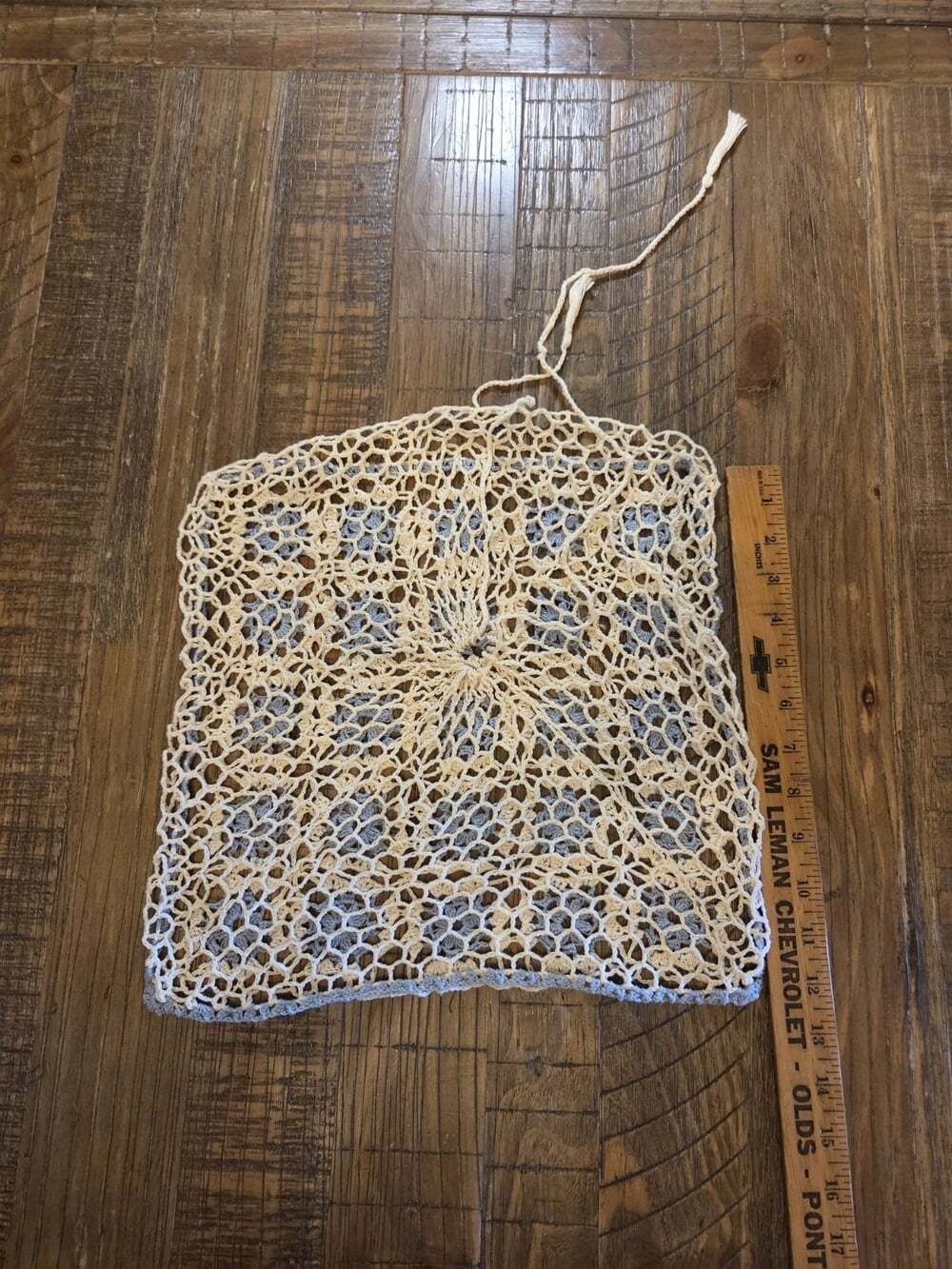 Doily Drawstring Pouch